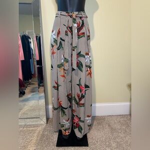 Fashion Nova Multicolor Floral Woven Pants